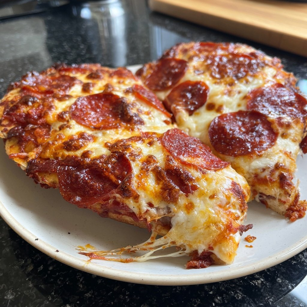Heart Shaped Pepperoni Pizza Romantic