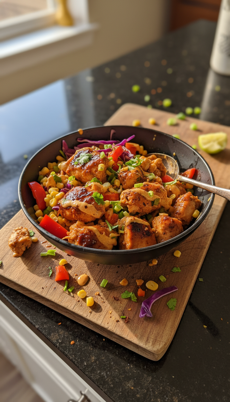 Flavorful BBQ Chicken Soul Bowl