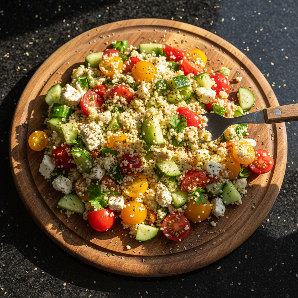 Zesty Mediterranean Couscous Salad