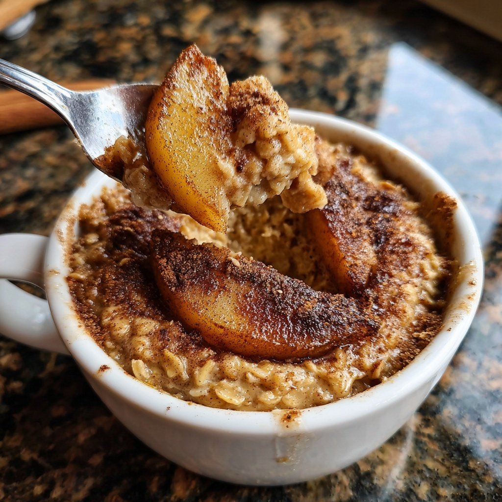 Spiced Pear Baked Oats
