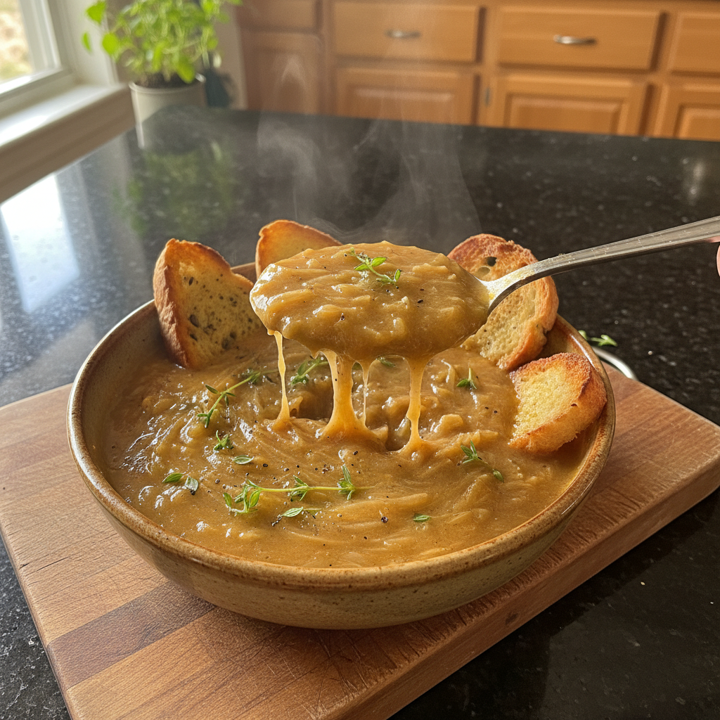 Comforting Caramelized Onion Soup