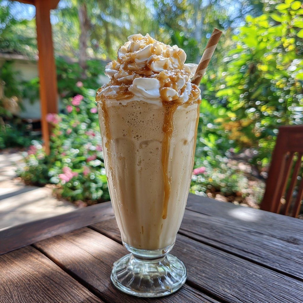 Caramelized Banana Vanilla Frappe