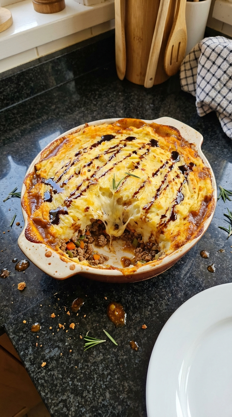 Balsamic Glazed Shepherd's Pie