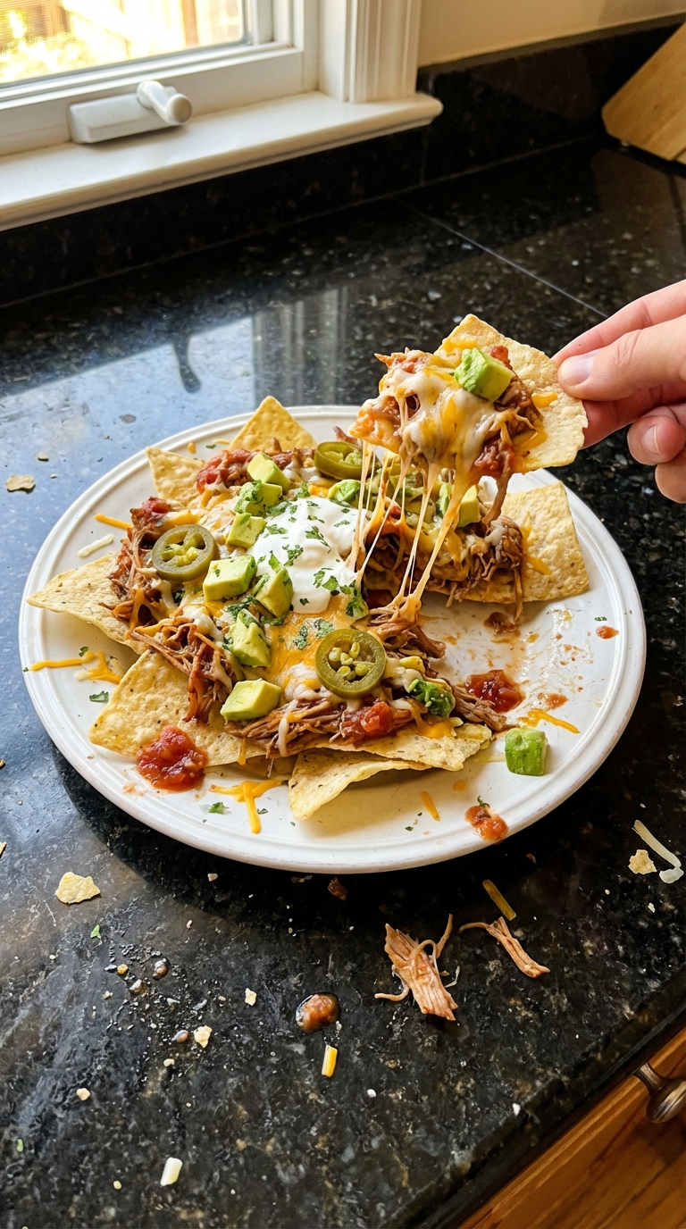 Pulled Pork Nacho Surprise