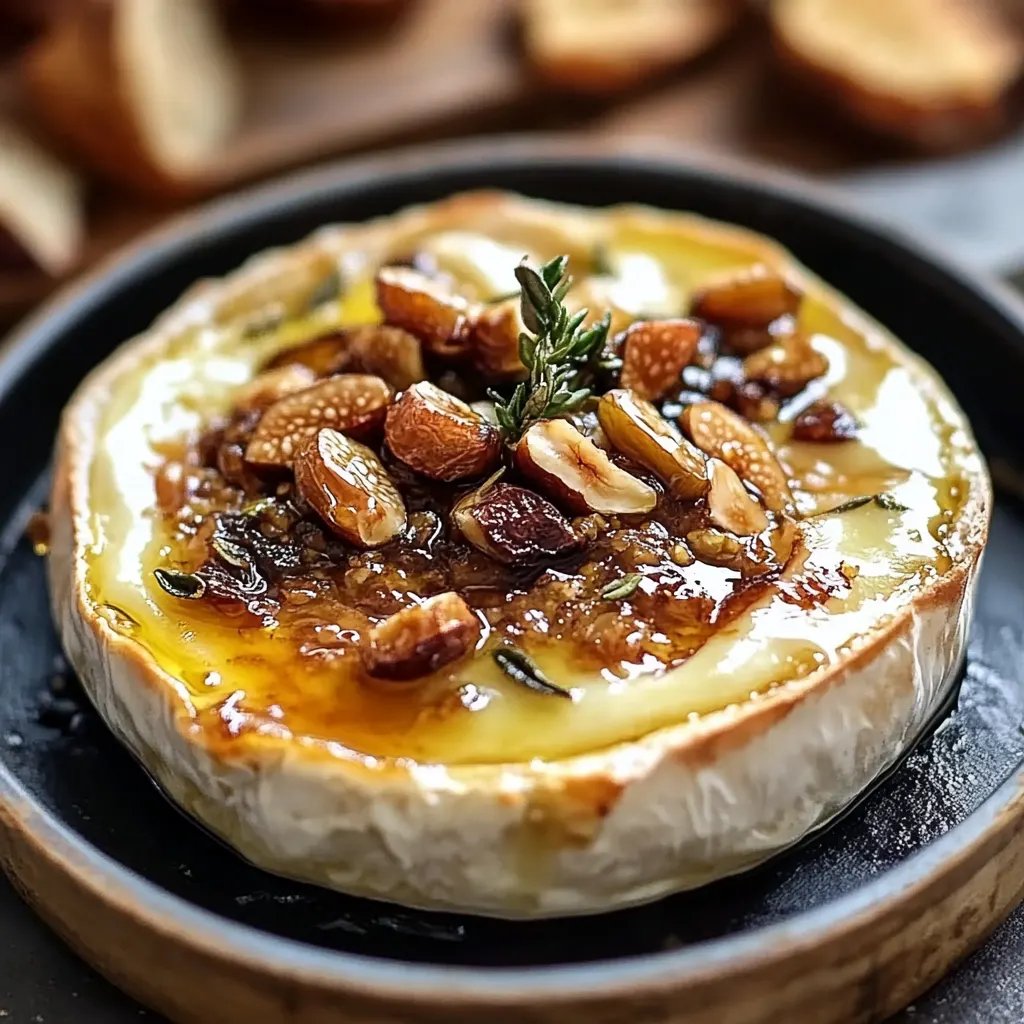 Creamy Baked Brie with Fig Jam