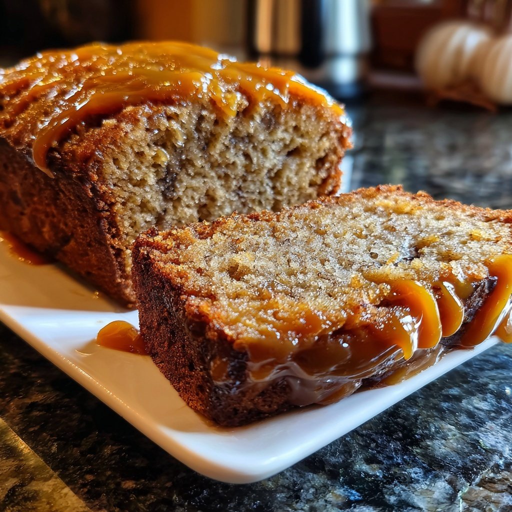 Caramel Swirl Banana Bread