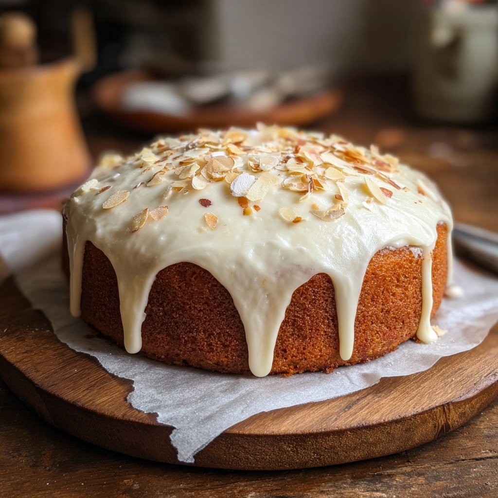 Almond Flour Vanilla Cake