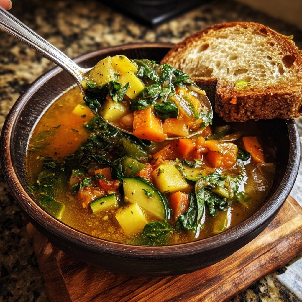 Winter Minestrone Veggie Soup