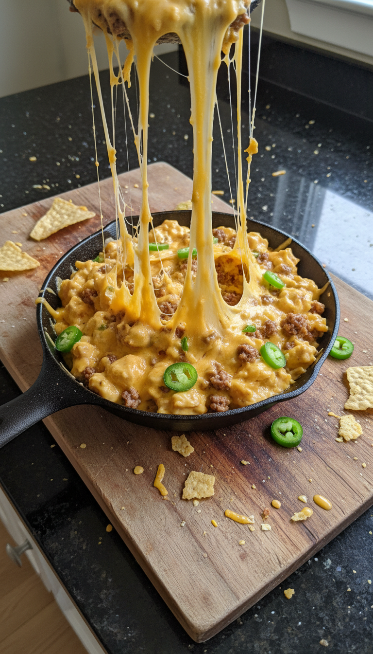 Beefy Queso Dip with Aioli