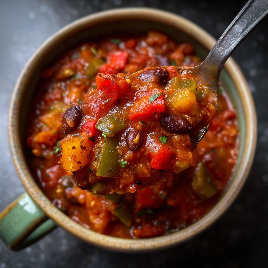 Vegetable and Bean Chili Bowl