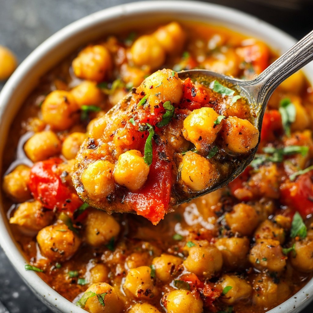 Quick Chana Masala Chickpea Curry
