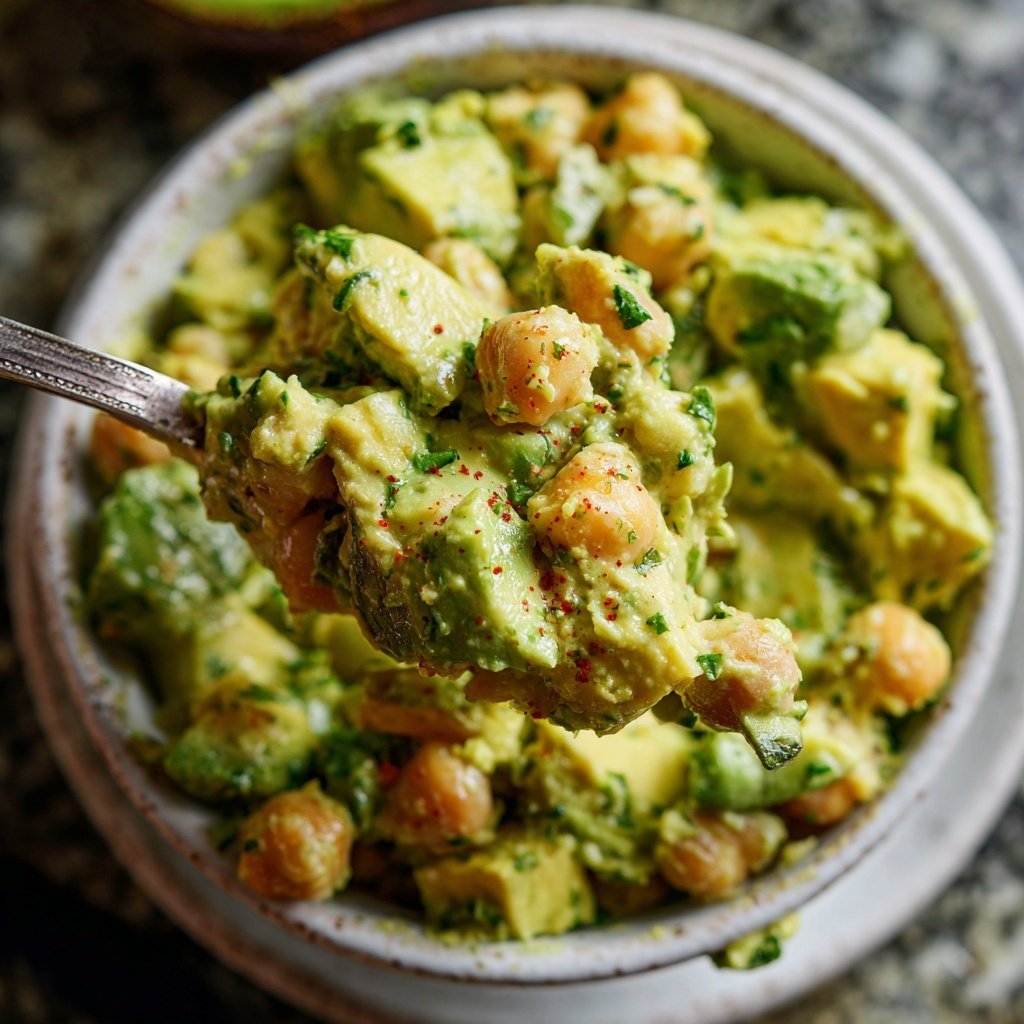 Creamy Avocado Chickpea Salad
