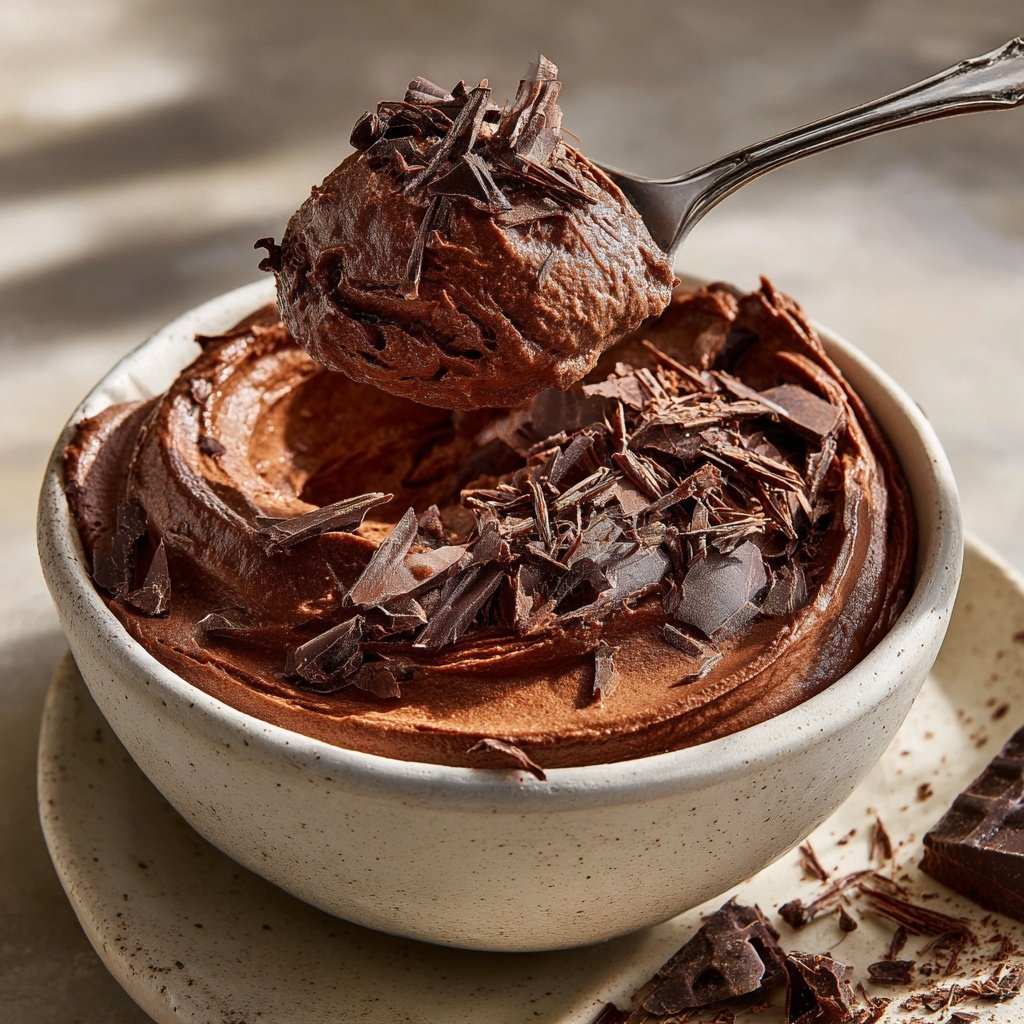 Rich Dark Chocolate Mousse