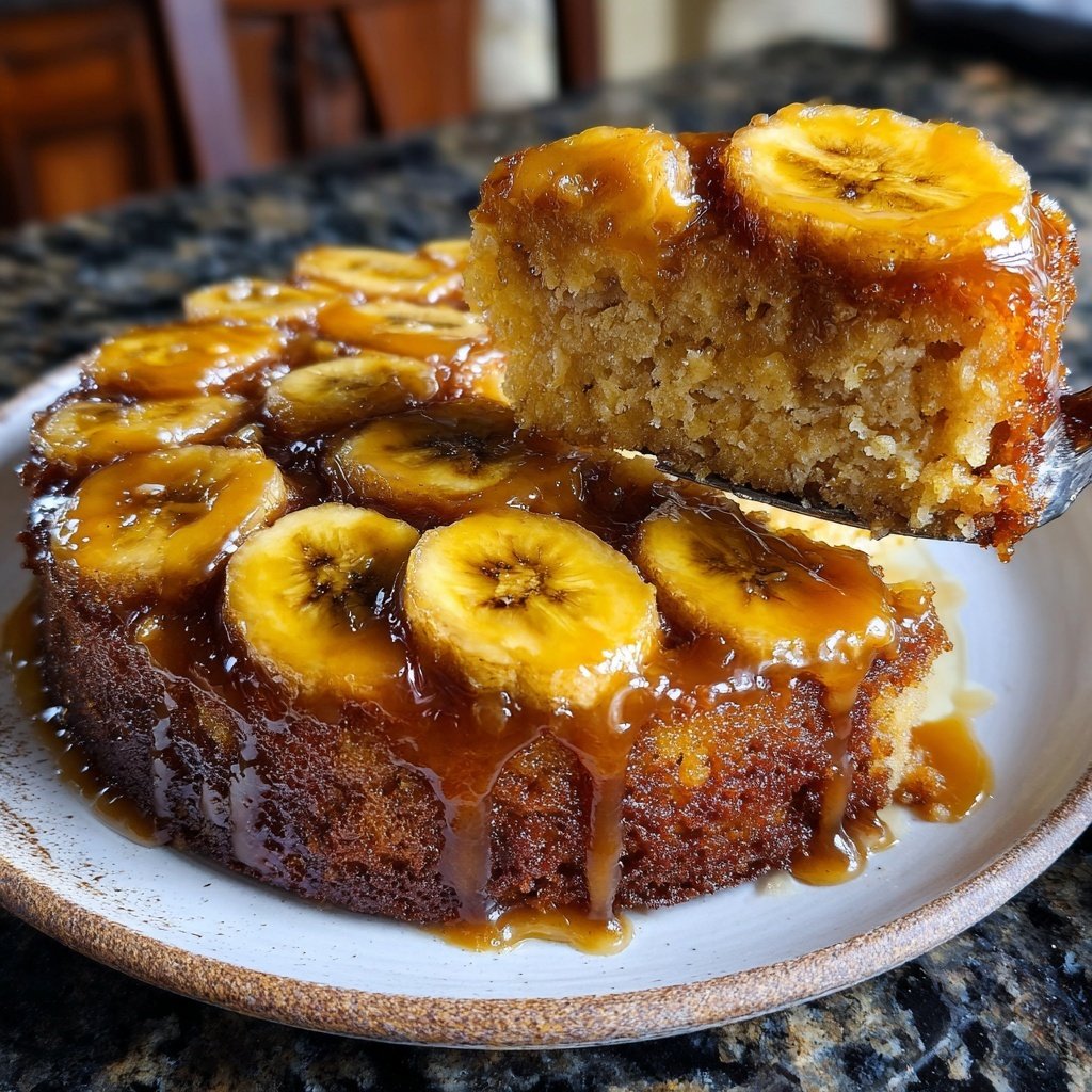 Banana Upside Down Cake