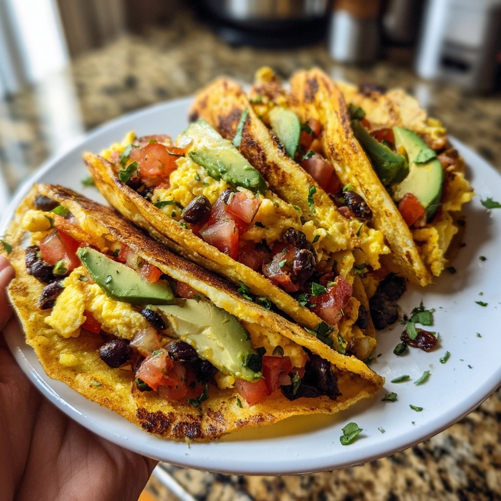 High Protein Breakfast Tacos
