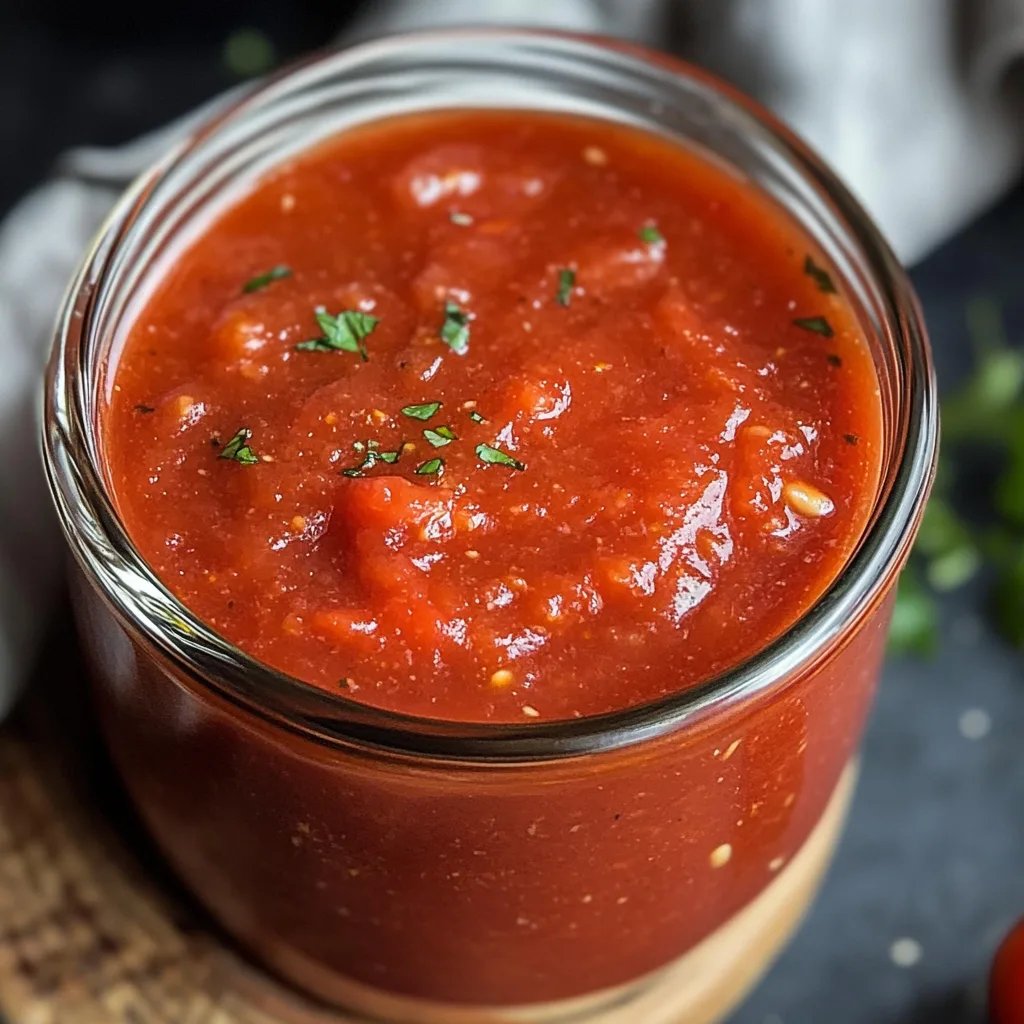 No-Peel Tomato Sauce