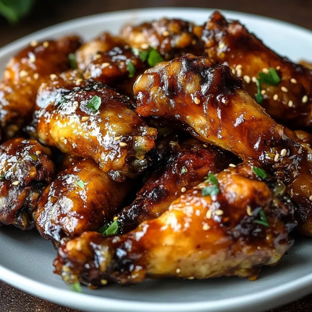 Sticky Pineapple-Teriyaki Chicken Wings