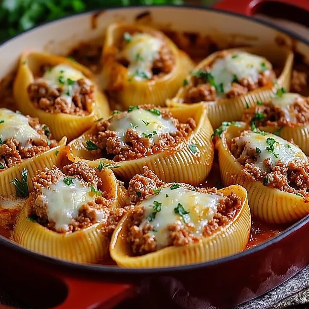 Stuffed Shells With Ground Beef