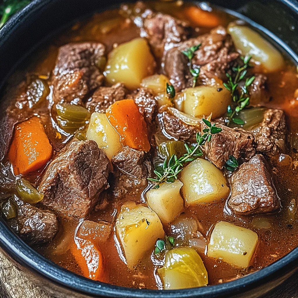 Easy Homemade Beef Stew