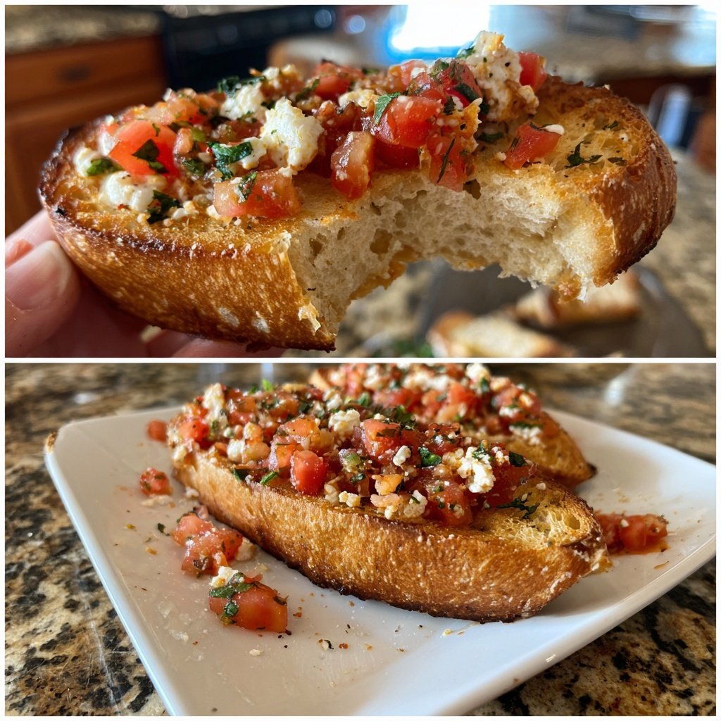 Mediterranean Feta Bruschetta