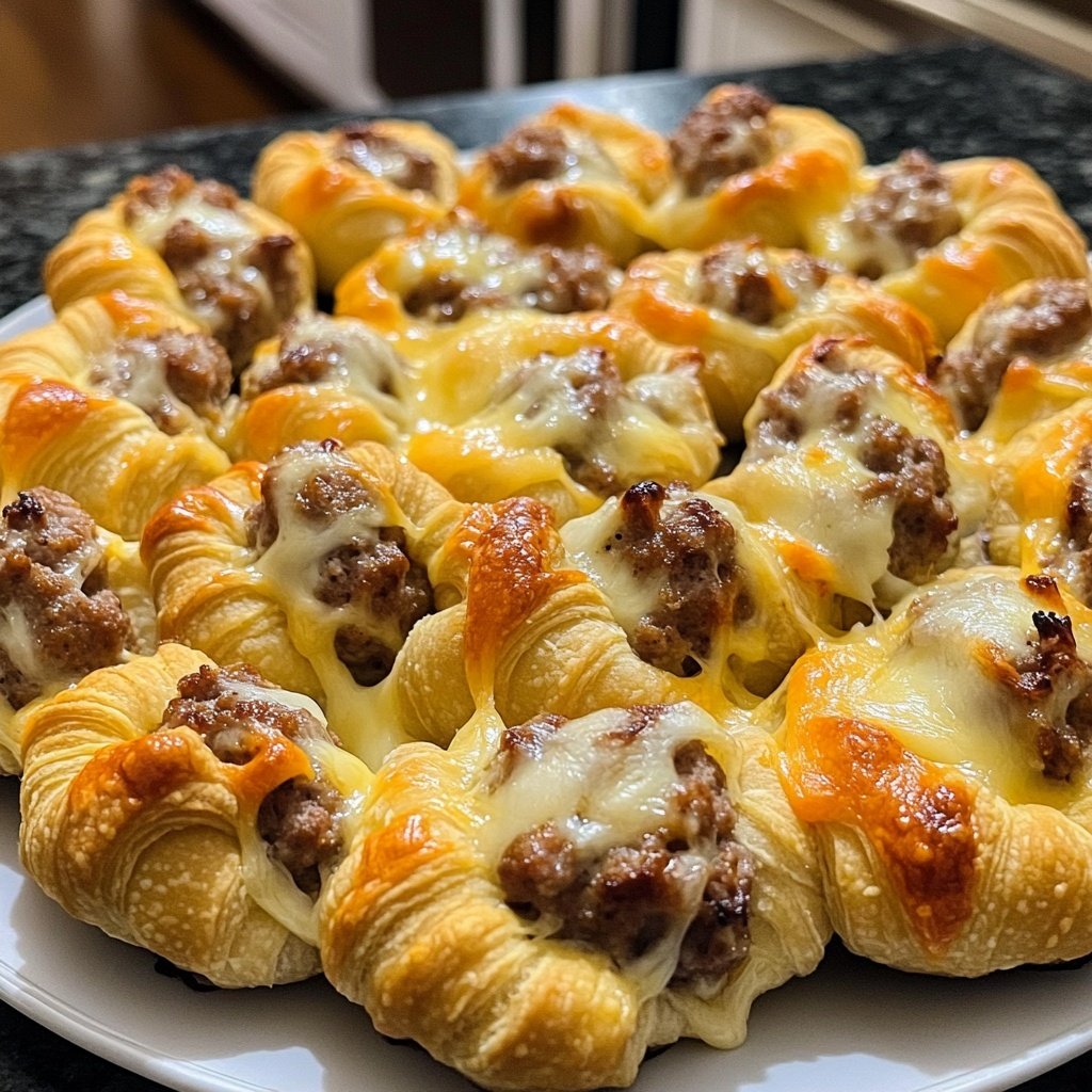Sausage Crescent Cheese Balls