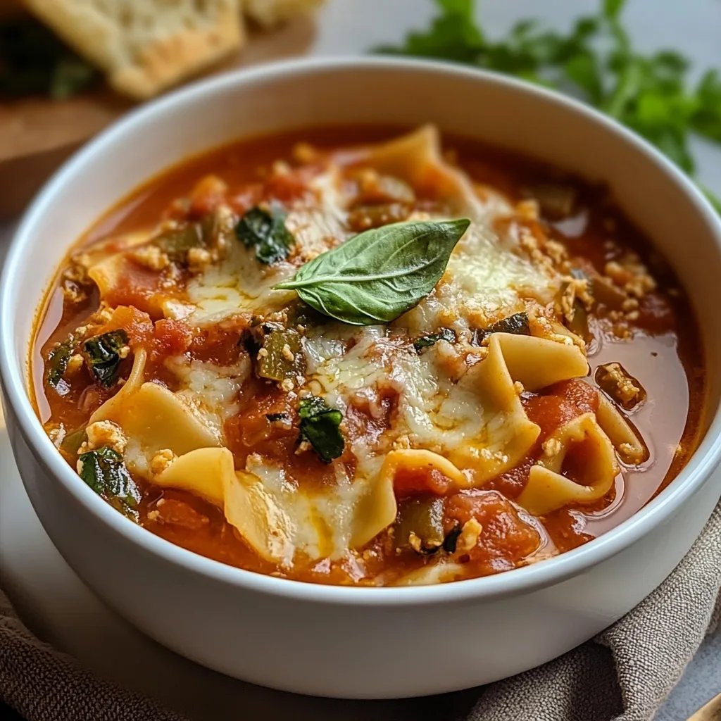 Vegan Lasagna Soup