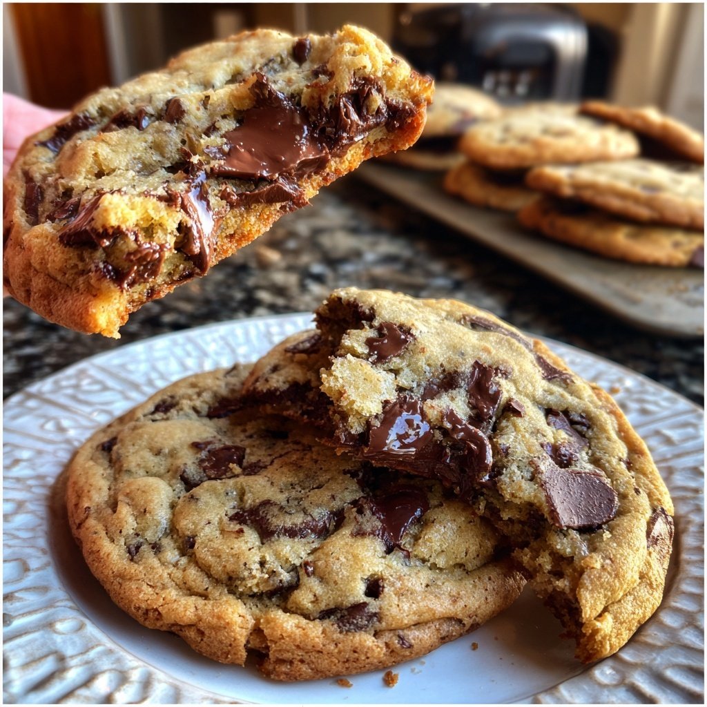 One-Bowl No-Chill Chocolate Chip Cookies​