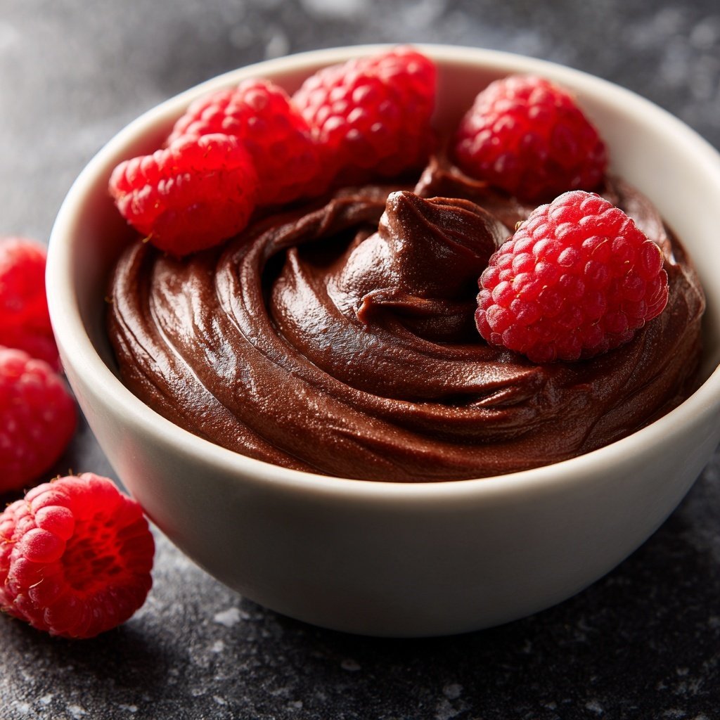Rich Dark Chocolate Raspberry Dip
