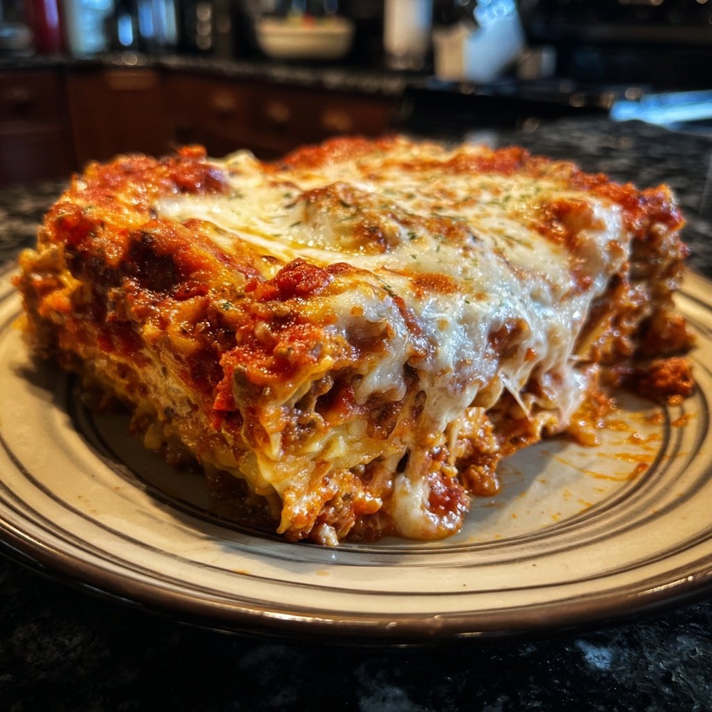 Slow Baked Lasagna Casserole