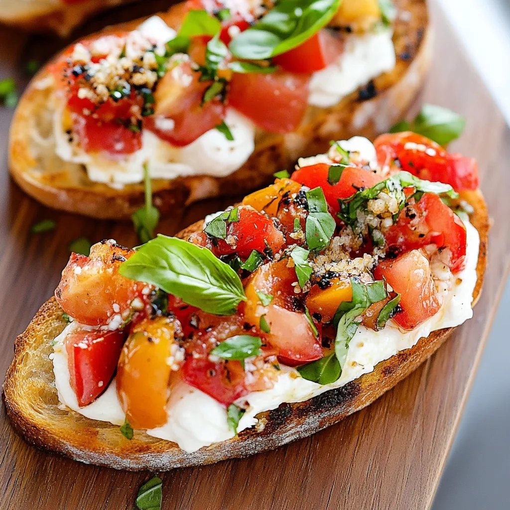 Burrata Bruschetta