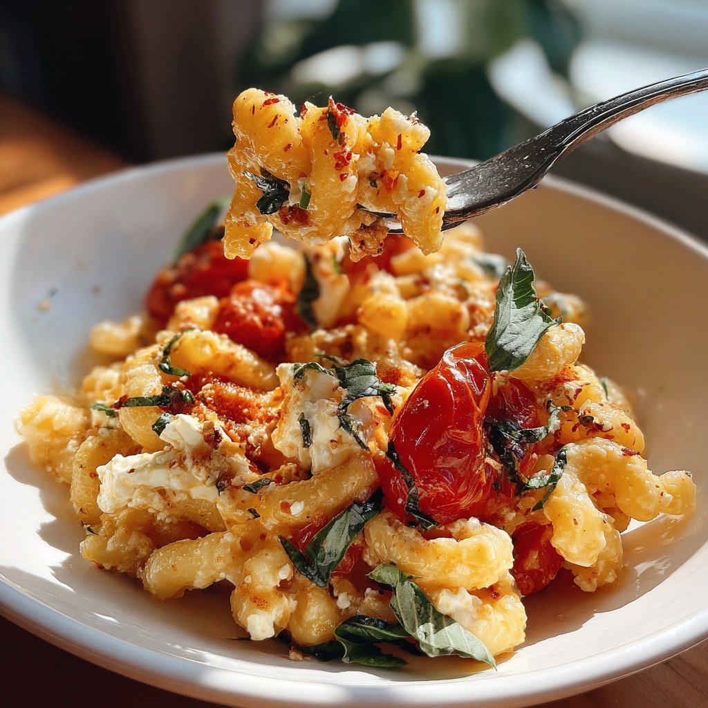 Roasted Tomato Feta Pasta