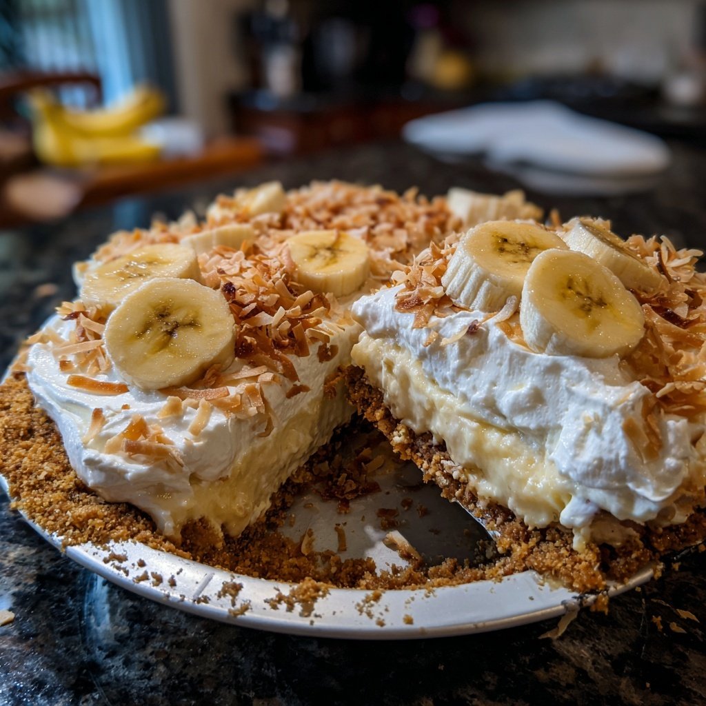 Banana Coconut Cream Pie