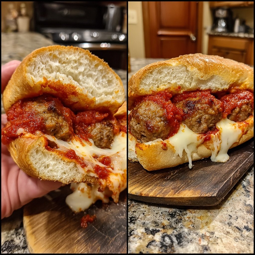 Mini Meatball Sub Sandwiches
