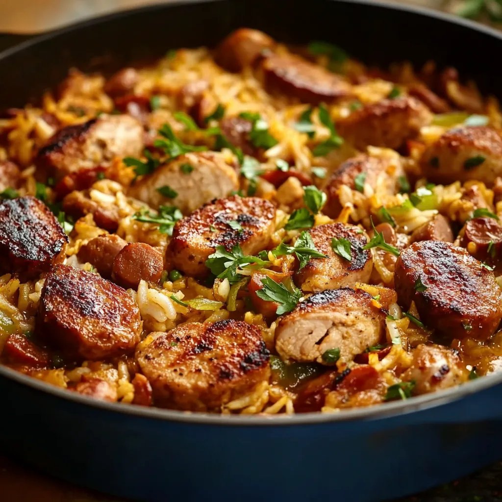 Cajun Chicken and Sausage Jambalaya