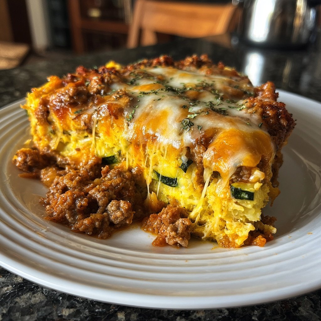 Zucchini Pizza Casserole Low Carb