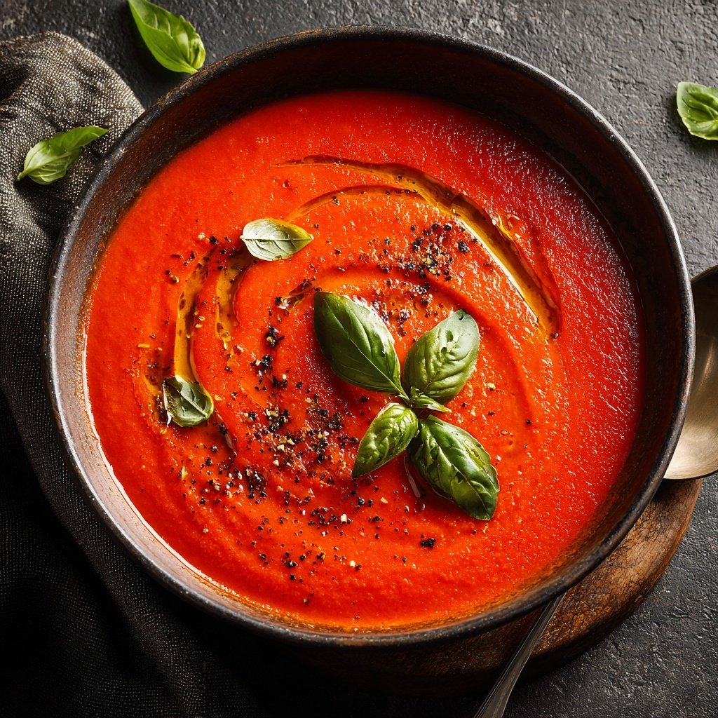 Roasted Red Pepper Soup Creamy