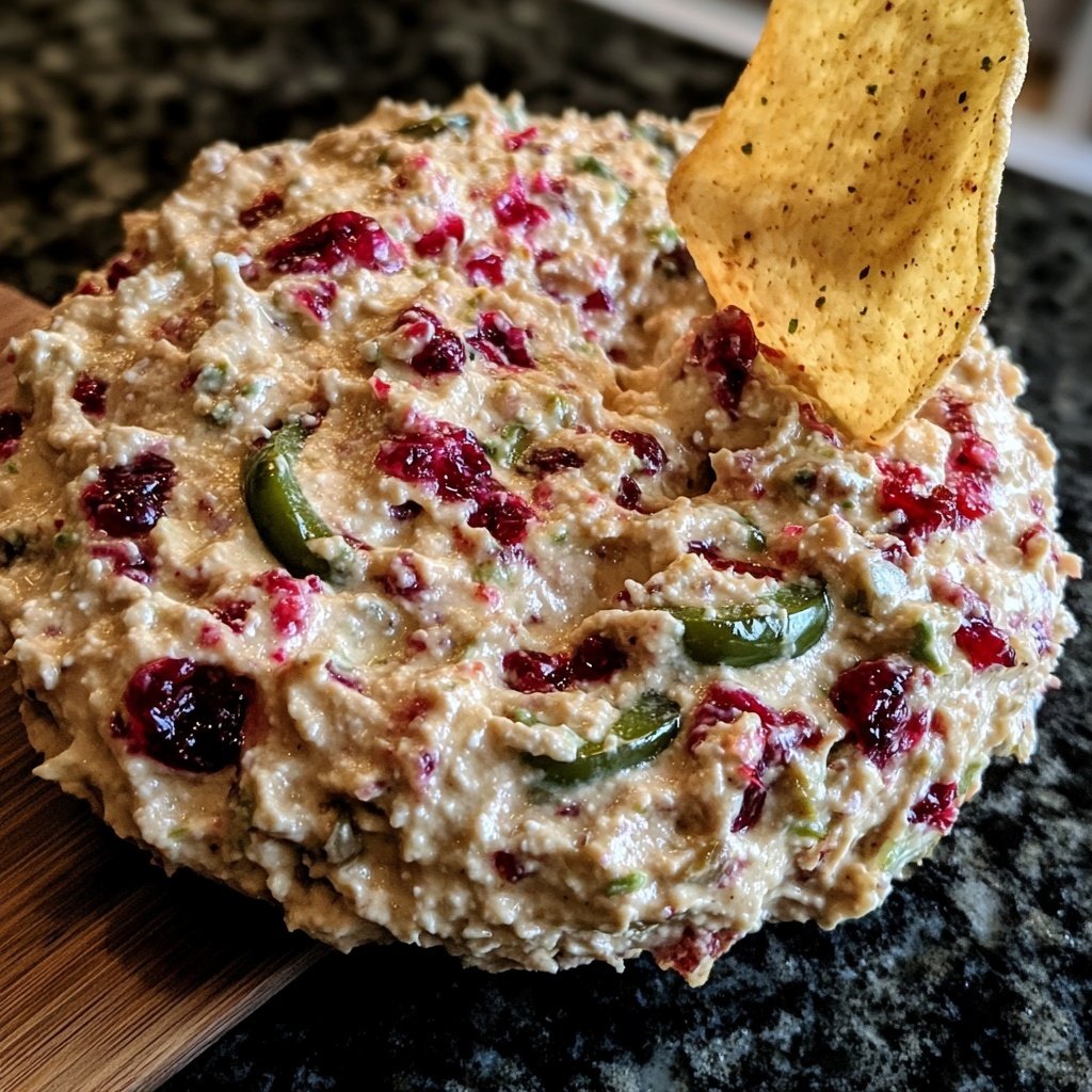 Quick Cranberry Jalapeno Dip