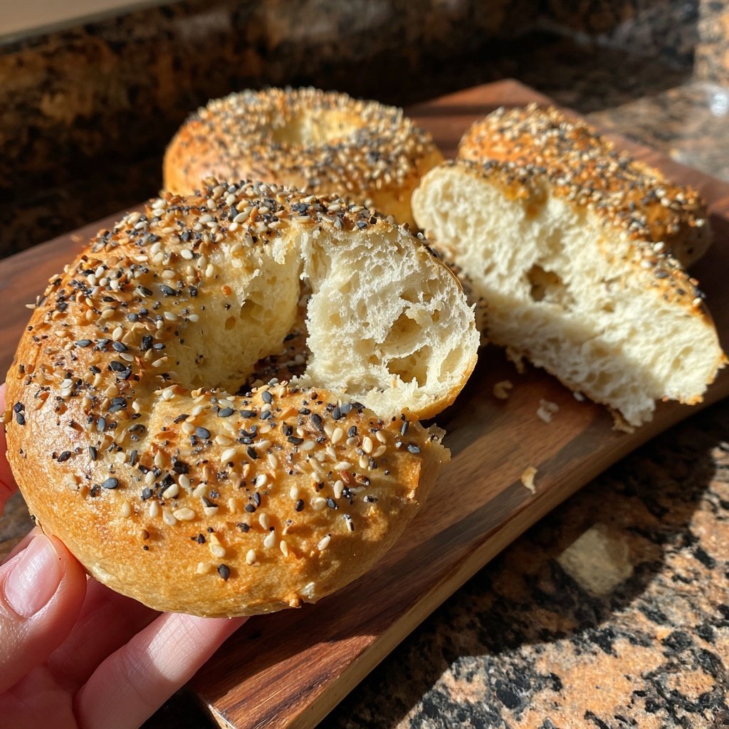 Protein Bagels with Psyllium Husk Fiber