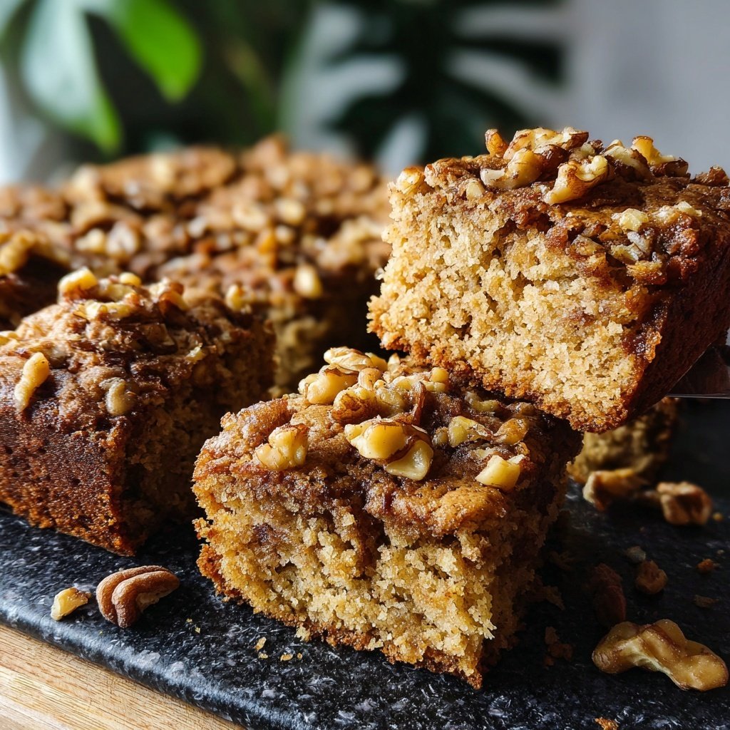 Banana Walnut Coffee Cake