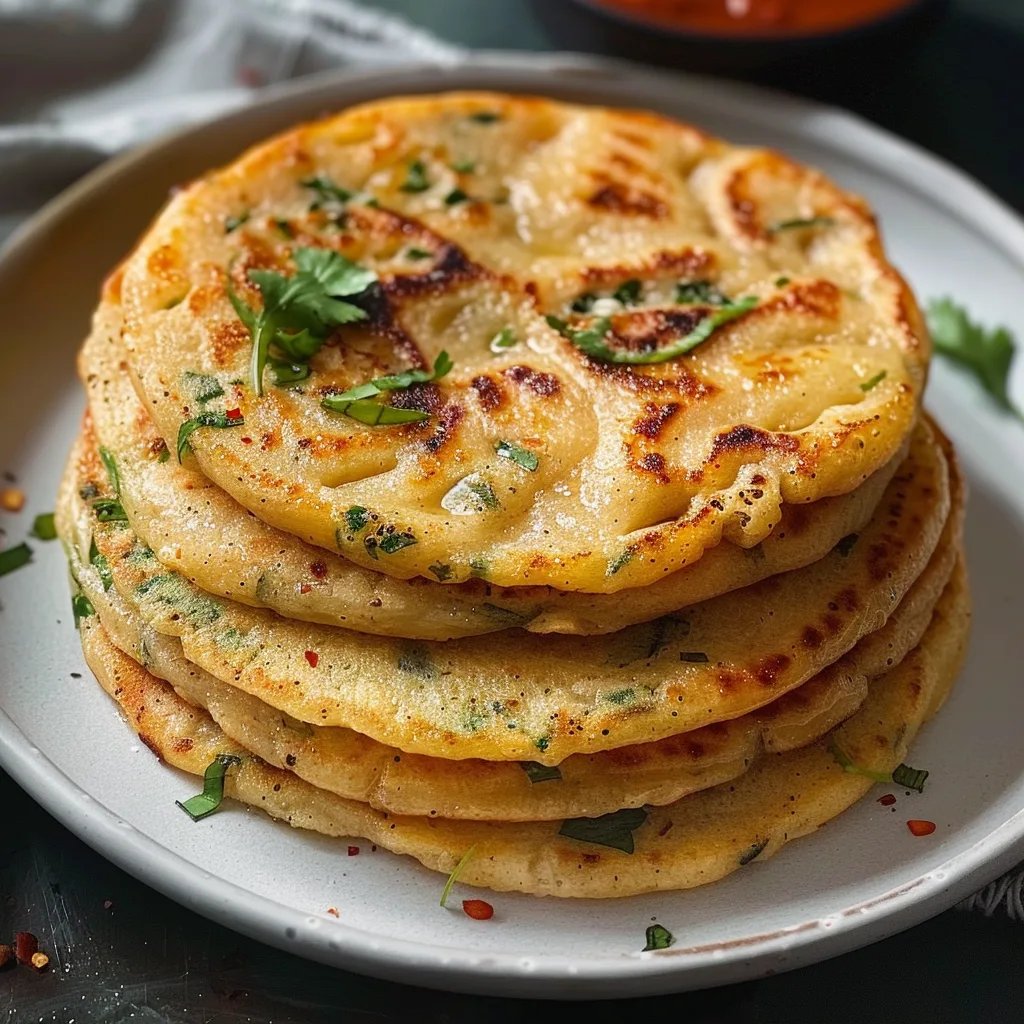 Savory Red Lentil Pancakes