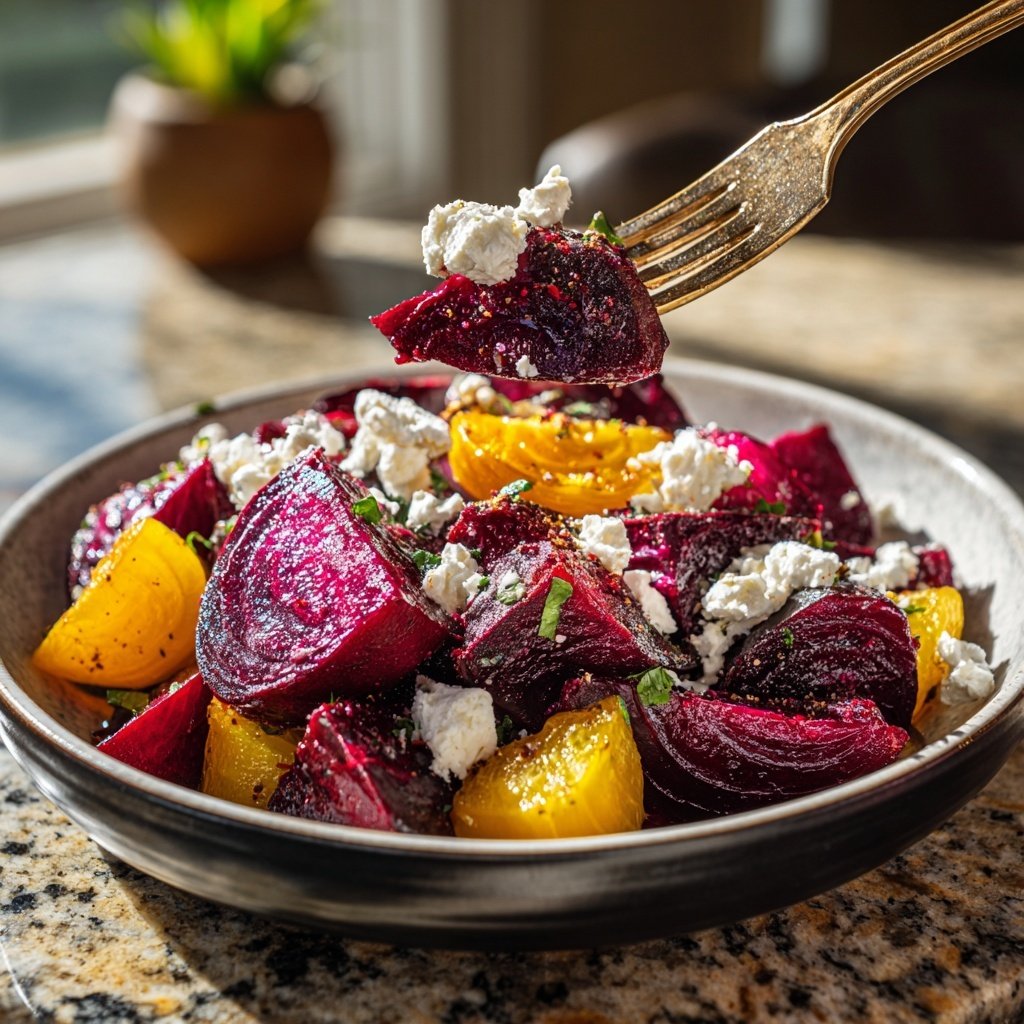 Roasted Beet Goat Cheese Salad