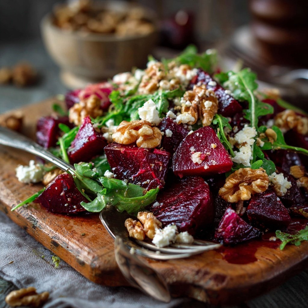 Roasted Beet High-Protein Salad