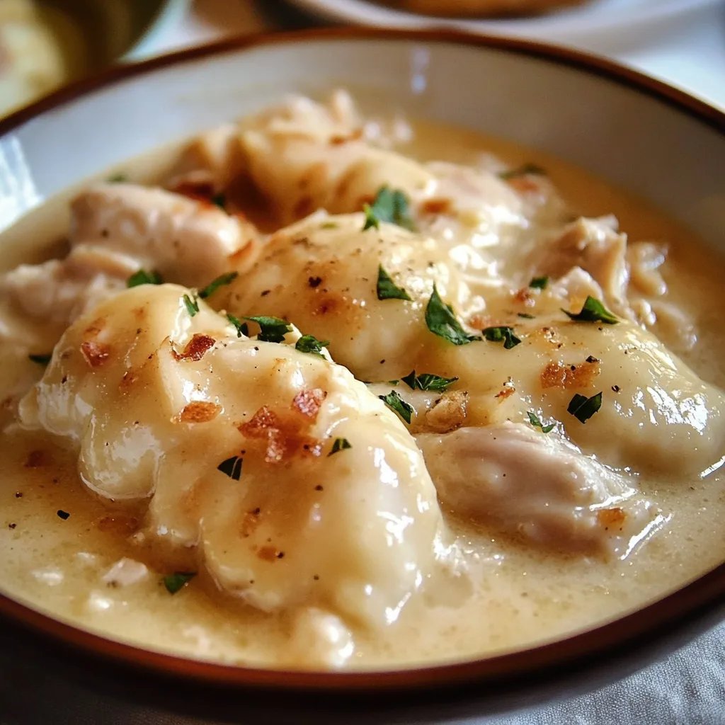 Super Easy Homemade Chicken and Dumplings