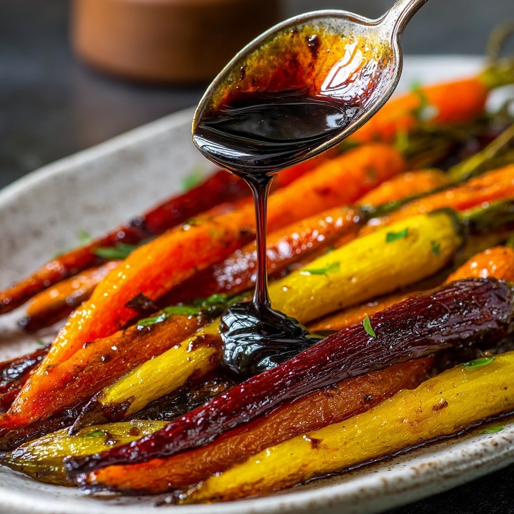 Honey Balsamic Glaze for Roasted Vegetables​